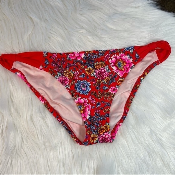 NWOT Shade & Shore Floral Bikini Bottom Large - Picture 1 of 7